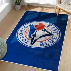 MLB Toronto Blue Jays Area Rug Non-Slip Baseball Carpet Home Decor Gift Idea For Fans TBJ257