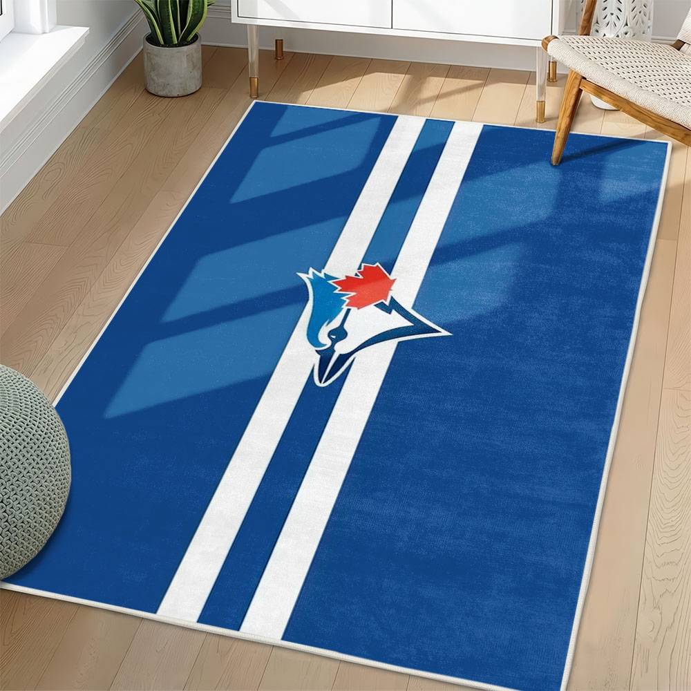 MLB Toronto Blue Jays Area Rug Non-Slip Baseball Carpet Home Decor Gift Idea For Fans TBJ262