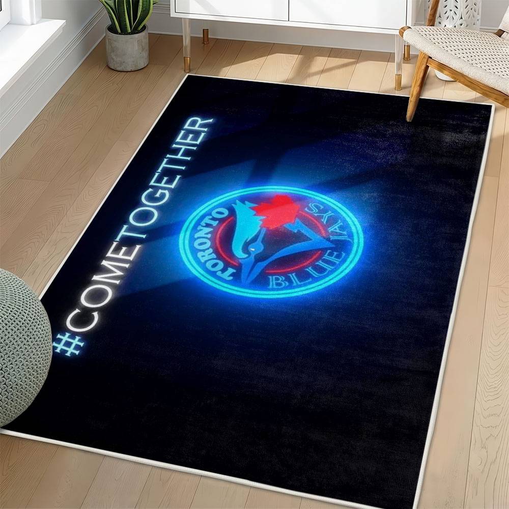 MLB Toronto Blue Jays Area Rug Non-Slip Baseball Carpet Home Decor Gift Idea For Fans TBJ263