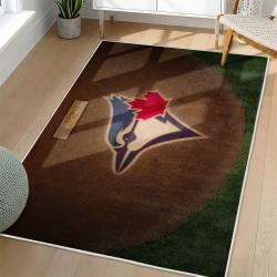 MLB Toronto Blue Jays Area Rug Non-Slip Baseball Carpet Home Decor Gift Idea For Fans TBJ266