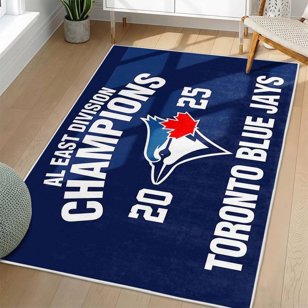 MLB Toronto Blue Jays Area Rug Non-Slip Baseball Carpet Home Decor Gift Idea For Fans TBJ270