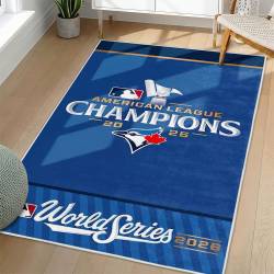 MLB Toronto Blue Jays Area Rug Non-Slip Baseball Carpet Home Decor Gift Idea For Fans TBJ273