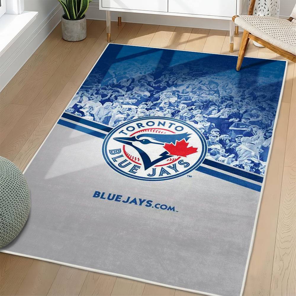 MLB Toronto Blue Jays Area Rug Non-Slip Baseball Carpet Home Decor Gift Idea For Fans TBJ275