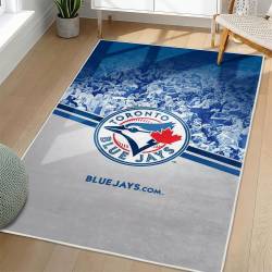 MLB Toronto Blue Jays Area Rug Non-Slip Baseball Carpet Home Decor Gift Idea For Fans TBJ275