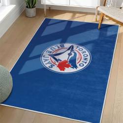MLB Toronto Blue Jays Area Rug Non-Slip Baseball Carpet Home Decor Gift Idea For Fans TBJ276