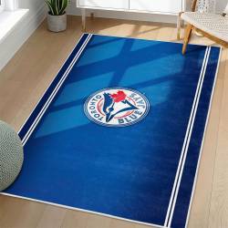MLB Toronto Blue Jays Area Rug Non-Slip Baseball Carpet Home Decor Gift Idea For Fans TBJ51