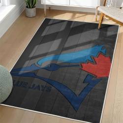 MLB Toronto Blue Jays Area Rug Non-Slip Baseball Carpet Home Decor Gift Idea For Fans TBJ56