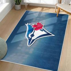 MLB Toronto Blue Jays Area Rug Non-Slip Baseball Carpet Home Decor Gift Idea For Fans TBJ57