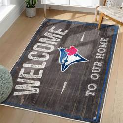 MLB Toronto Blue Jays Area Rug Non-Slip Baseball Carpet Home Decor Gift Idea For Fans TBJ66