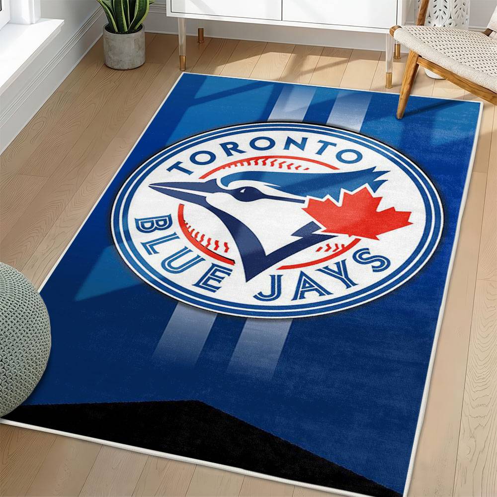 MLB Toronto Blue Jays Area Rug Non-Slip Baseball Carpet Home Decor Gift Idea For Fans TBJ67
