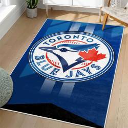 MLB Toronto Blue Jays Area Rug Non-Slip Baseball Carpet Home Decor Gift Idea For Fans TBJ67
