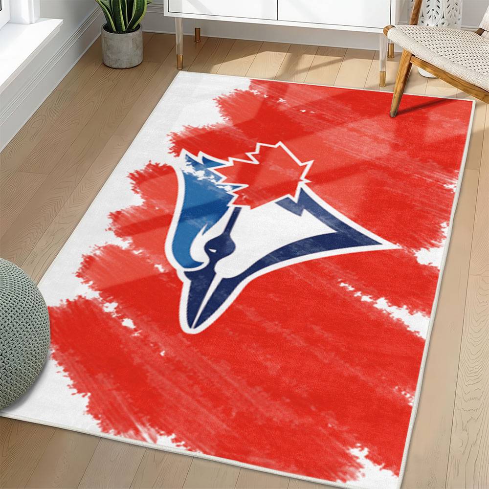 MLB Toronto Blue Jays Area Rug Non-Slip Baseball Carpet Home Decor Gift Idea For Fans TBJ70
