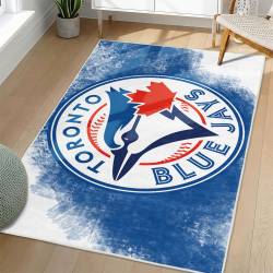 MLB Toronto Blue Jays Area Rug Non-Slip Baseball Carpet Home Decor Gift Idea For Fans TBJ75