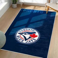 MLB Toronto Blue Jays Area Rug Non-Slip Baseball Carpet Home Decor Gift Idea For Fans TBJ76
