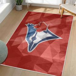 MLB Toronto Blue Jays Area Rug Non-Slip Baseball Carpet Home Decor Gift Idea For Fans TBJ77