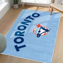 MLB Toronto Blue Jays Area Rug Non-Slip Baseball Carpet Home Decor Gift Idea For Fans TBJ83