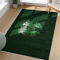 NBA Boston Celtics Rectangle Rug Personalized Non-Slip Carpet Gift For Basketball Fans BC119