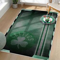NBA Boston Celtics Rectangle Rug Personalized Non-Slip Carpet Gift For Basketball Fans BC120