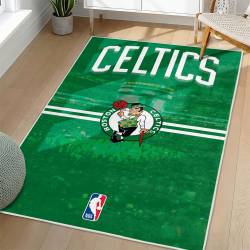NBA Boston Celtics Rectangle Rug Personalized Non-Slip Carpet Gift For Basketball Fans BC133