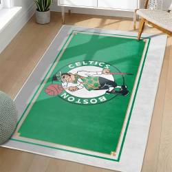 NBA Boston Celtics Rectangle Rug Personalized Non-Slip Carpet Gift For Basketball Fans BC143