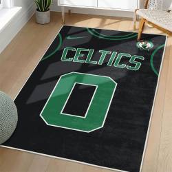 NBA Boston Celtics Rectangle Rug Personalized Non-Slip Carpet Gift For Basketball Fans BC169
