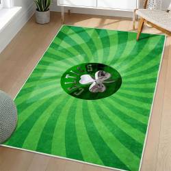 NBA Boston Celtics Rectangle Rug Personalized Non-Slip Carpet Gift For Basketball Fans BC171