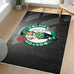 NBA Boston Celtics Rectangle Rug Personalized Non-Slip Carpet Gift For Basketball Fans BC172