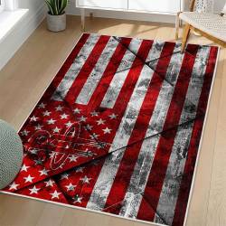 NBA Houston Rockets Rectangle Rug Personalized Non-Slip Carpet Gift For Basketball Fans HR5