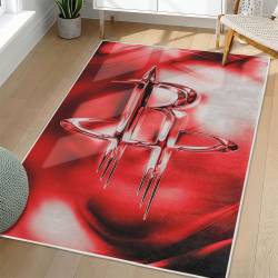 NBA Houston Rockets Rectangle Rug Personalized Non-Slip Carpet Gift For Basketball Fans HR65