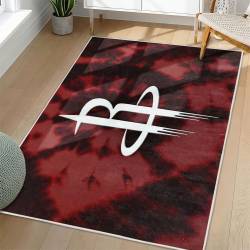 NBA Houston Rockets Rectangle Rug Personalized Non-Slip Carpet Gift For Basketball Fans HR67
