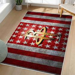NBA Houston Rockets Rectangle Rug Personalized Non-Slip Carpet Gift For Basketball Fans HR70