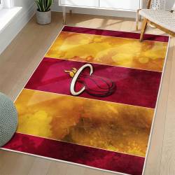 NBA Miami Heat Rectangle Rug Personalized Non-Slip Carpet Gift For Basketball Fans MH181