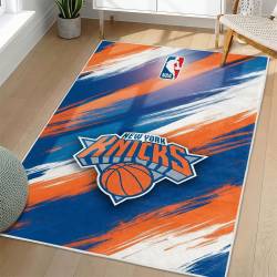 NBA New York Knicks Rectangle Rug Personalized Non-Slip Carpet Gift For Basketball Fans NYK106