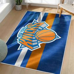 NBA New York Knicks Rectangle Rug Personalized Non-Slip Carpet Gift For Basketball Fans NYK118