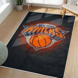 NBA New York Knicks Rectangle Rug Personalized Non-Slip Carpet Gift For Basketball Fans NYK122