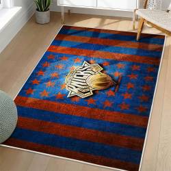 NBA New York Knicks Rectangle Rug Personalized Non-Slip Carpet Gift For Basketball Fans NYK123