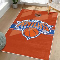 NBA New York Knicks Rectangle Rug Personalized Non-Slip Carpet Gift For Basketball Fans NYK124