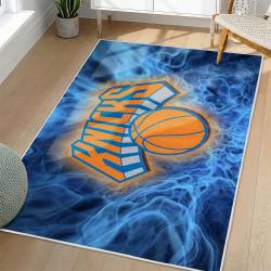NBA New York Knicks Rectangle Rug Personalized Non-Slip Carpet Gift For Basketball Fans NYK125