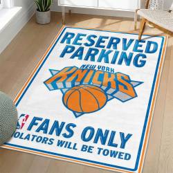 NBA New York Knicks Rectangle Rug Personalized Non-Slip Carpet Gift For Basketball Fans NYK130