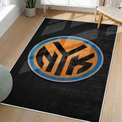 NBA New York Knicks Rectangle Rug Personalized Non-Slip Carpet Gift For Basketball Fans NYK134