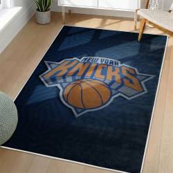 NBA New York Knicks Rectangle Rug Personalized Non-Slip Carpet Gift For Basketball Fans NYK136