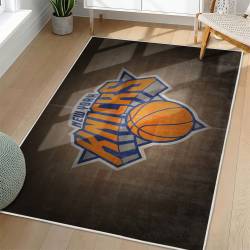 NBA New York Knicks Rectangle Rug Personalized Non-Slip Carpet Gift For Basketball Fans NYK142