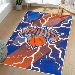NBA New York Knicks Rectangle Rug Personalized Non-Slip Carpet Gift For Basketball Fans NYK144
