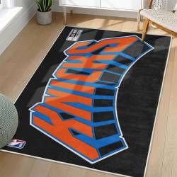 NBA New York Knicks Rectangle Rug Personalized Non-Slip Carpet Gift For Basketball Fans NYK147