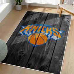 NBA New York Knicks Rectangle Rug Personalized Non-Slip Carpet Gift For Basketball Fans NYK149