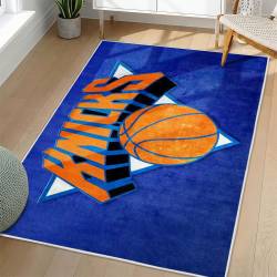NBA New York Knicks Rectangle Rug Personalized Non-Slip Carpet Gift For Basketball Fans NYK150