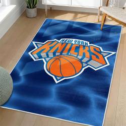 NBA New York Knicks Rectangle Rug Personalized Non-Slip Carpet Gift For Basketball Fans NYK151