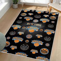 NBA New York Knicks Rectangle Rug Personalized Non-Slip Carpet Gift For Basketball Fans NYK153
