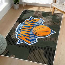 NBA New York Knicks Rectangle Rug Personalized Non-Slip Carpet Gift For Basketball Fans NYK158
