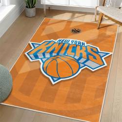 NBA New York Knicks Rectangle Rug Personalized Non-Slip Carpet Gift For Basketball Fans NYK160